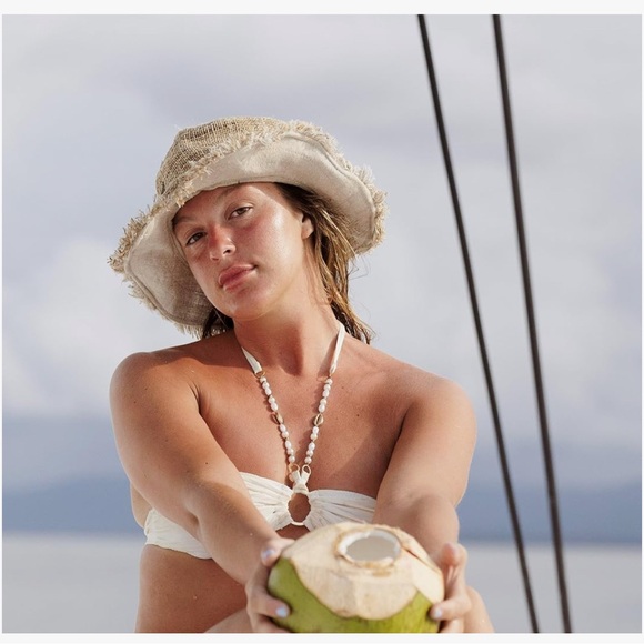 Beach premium hemp sun hat - Picture 3 of 6